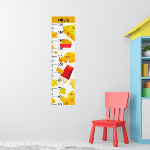 Meisjes Schattige Cheese Groei Grafiek Metrisch Poster
