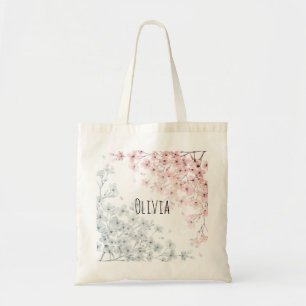 Meisjes Schattige en Elegant Bloemen Canvas tas