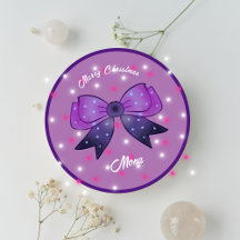 Meisjes Schattige Strik Prettig Kerstmis aangepast