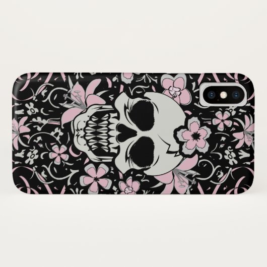 Meisjes schedel Case-Mate iPhone case (Achterkant (horizontaal))