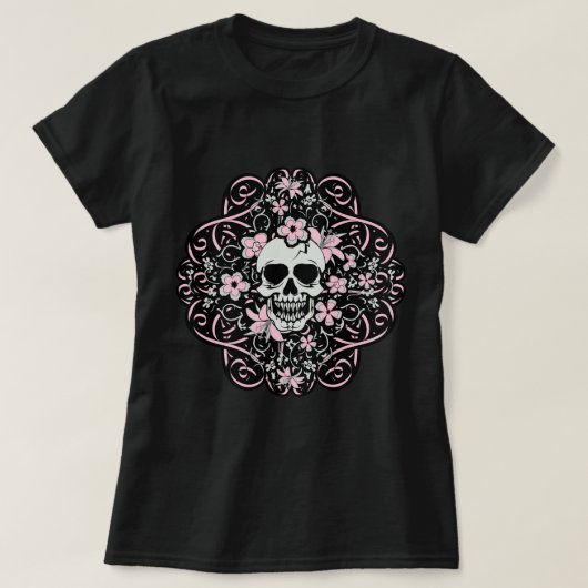 Meisjes schedel t-shirt (Design voorkant)