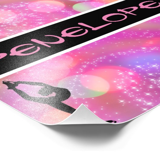 Meisjes scoren op persoonlijke titel foto afdruk (Hoek)