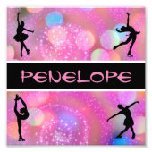 Meisjes scoren op persoonlijke titel foto afdruk (Voorkant)