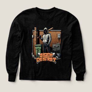 Meisjes "Seek & Destroy" Urban Graphic Sweatshirt