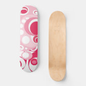Meisjes skateboard in roze en rood (Voorkant)