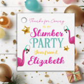 Meisjes Sleepover Slumber Verjaardagsfeestje Bedankjes Labels