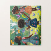 Meisjes spelen 2 de dagelijkse puzzel Recent Jig (Verticaal)