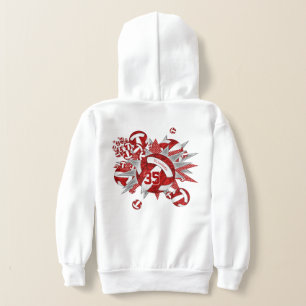 meisjes sportief rode volleybalsterren