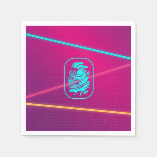 Meisjes Spy Party Laser Borden Servet (Voorkant)