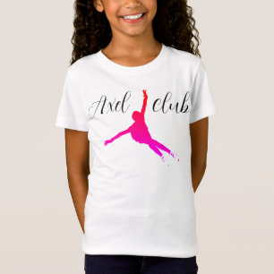 Meisjes t-shirt "Axel club" schaatsen
