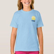 Meisjes T-Shirt in Light Blue