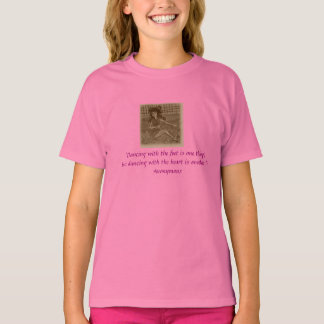 Meisjes T-shirt met dansontwerp