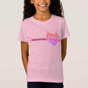 Meisjes T-shirt Mijn papa Firefighter aangepaste t
