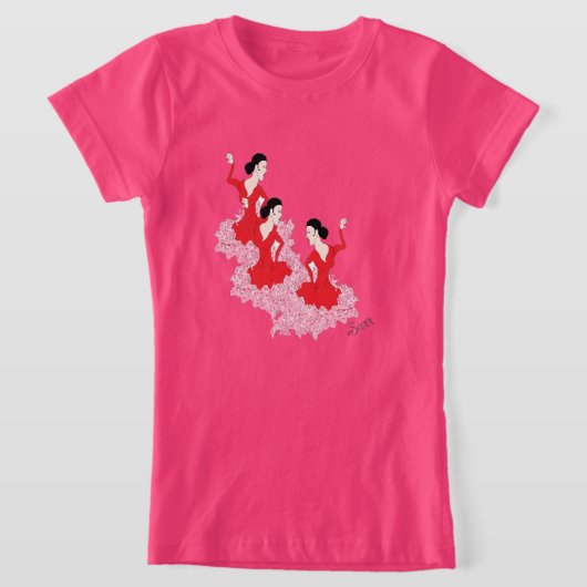 Meisjes T-shirt : Spaans danser (Laagn)