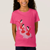 Meisjes T-shirt : Spaans danser (Voorkant)