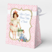 Meisjes Tea Party Bedankdoosjes (Achterkant)