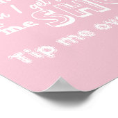 Meisjes theekamerdecor poster (Hoek)