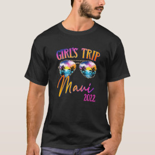 Meisjes Trip Maui Hawaii 2022 Zonnebrillen Zomenme T-shirt