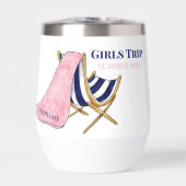 Meisjes Trip Strandstoel gepersonaliseerd (Voorkant)