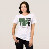 Meisjes Trip T-shirt Tri-Blend Shirt (Voorkant volledig)