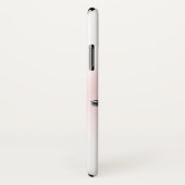 Meisjes Tropisch Roze Flamingo met naam Case-Mate iPhone Case (Achterkant / rechts)