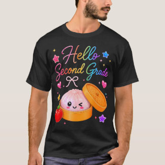 Meisjes uit groep 4 op de eerste dag van groep 4 t-shirt