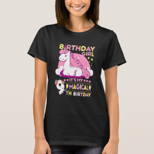 Meisjes van de geboorte Het is mijn magische 9de v T-shirt