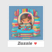 Meisjes van de Wereld Lezen - Guatemala Sticker (Vel)