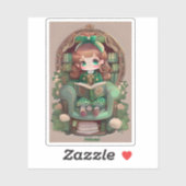 Meisjes van de Wereld Lezen - Ierland Sticker (Vel)