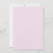 MEISJES VERJAARDAG UITNODIGING (Achterkant)