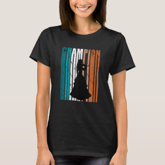 Meisjes Violinist Cool Viool Verjaardag Distress P T-shirt