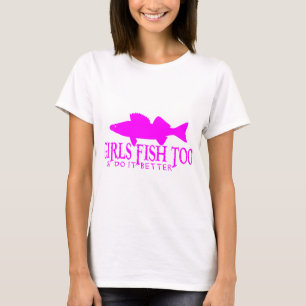 MEISJES VIS TOO WALLEYE T-SHIRT