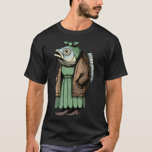 Meisjes vissen meerval t-shirt