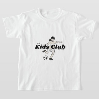 meisjes voetbal kids club t-shirt