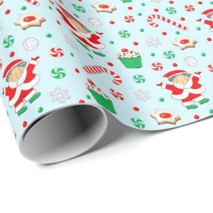 Meisjes Volleybal Kerstvakantie Cadeaupapier