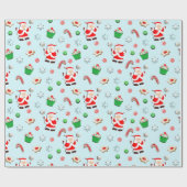 Meisjes Volleybal Kerstvakantie Cadeaupapier (Vlak)