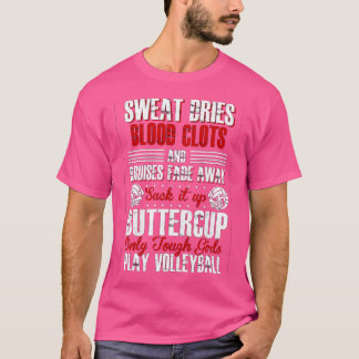 Meisjes Volleybal Quote voor teamspelers en coach T-shirt