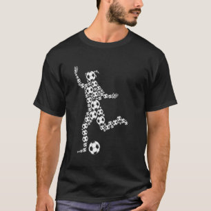 Meisjes Vrouwen Voetballer Coach Sport Graphic T-shirt