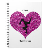 Meisjes waar ik van hou Gymnastiek Spiral Notitieb Notitieboek (Voorkant)