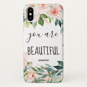 Meisjes Waterverf Botanische naam iPhone X Hoesje