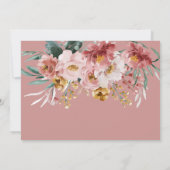 Meisjes waterverf floral editable age foto (Achterkant)