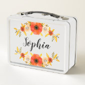 Meisjes Waterverf Koraal - Grote Aangepaste tekst (Achterkant)