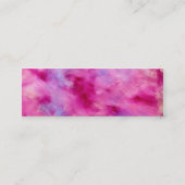 Meisjes Waterverf Visitekaartje (Achterkant)