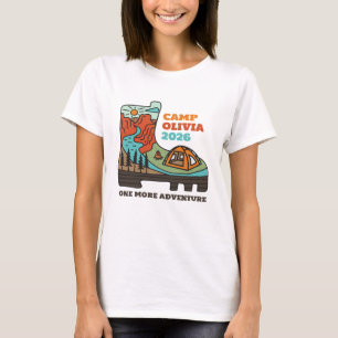 Meisjes Weekend Bachelorette Feest Kamperen T-shir T-shirt