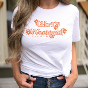 Meisjes Weekend Retro Bachelorette Bruid T-shirt