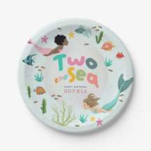 Meisjes Whimsical Onder de Zee 2e Verjaardag