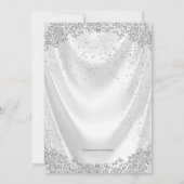 Meisjes White Satin Eerste Communie Kaart (Achterkant)