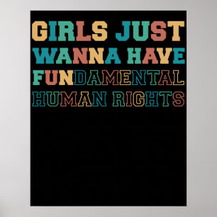 Meisjes Willen Alleen Maar Fundamentele Rechten Poster