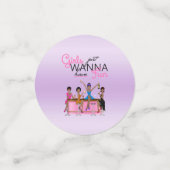 Meisjes Willen Alleen Maar Pret Hebben Vrijgezelle Confetti (Kleine voorkant)