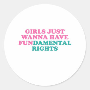 Meisjes willen gewoon dat ze de fundamentele recht ronde sticker